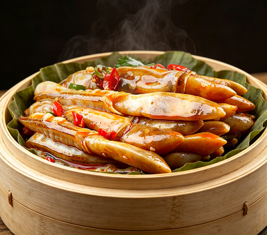 Grilled Squid Skewers with Spicy Sauce